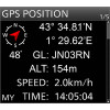  ID-52E portatif radioamateur VHF/UHF Bi-bande simultanées. GPS