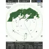 Radar ICOM MR-1010RII. 2cran mode jour