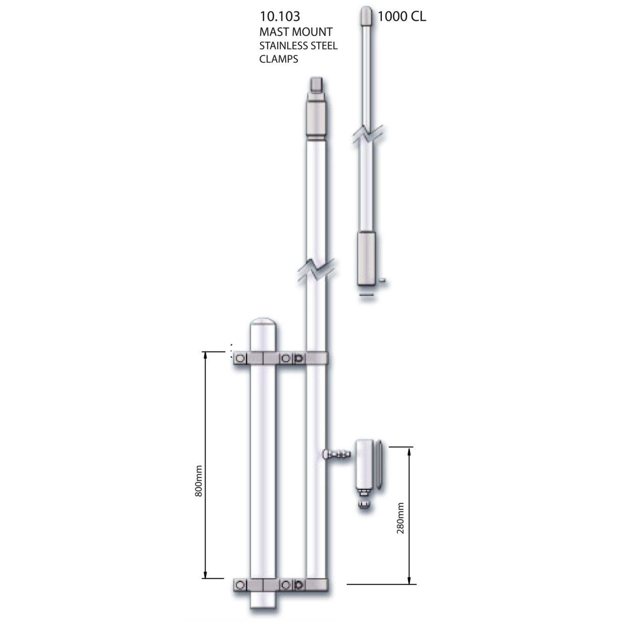 AH-BA10103 Antennas - ICOM