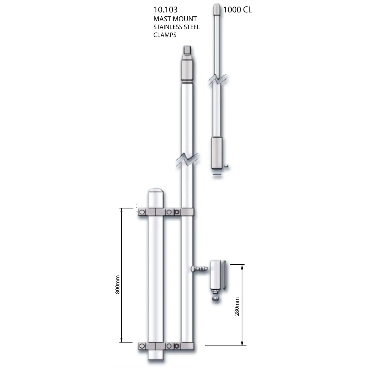 AH-BA10103 Antennas - ICOM