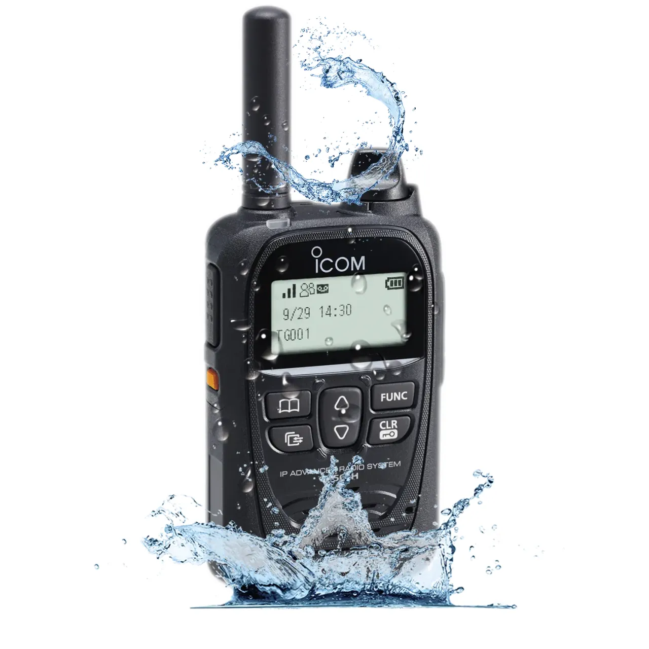 Portatif LTE ICOM IP503H dans l'eau