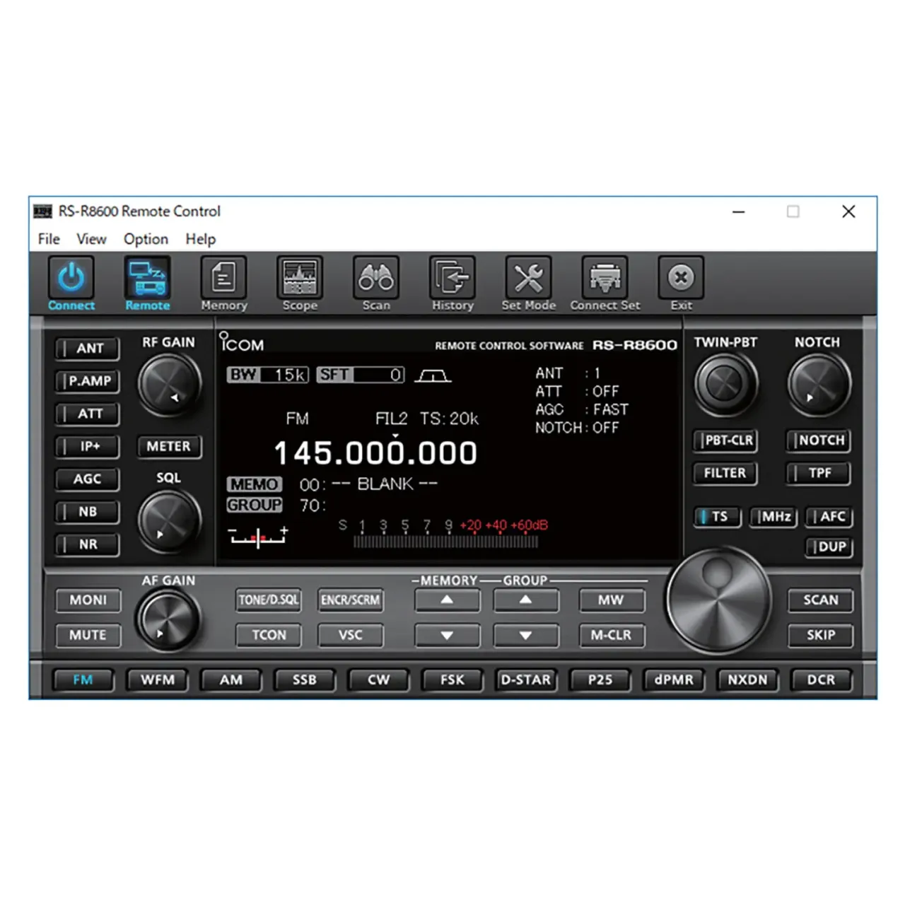 RS-R8600 Softwares - ICOM