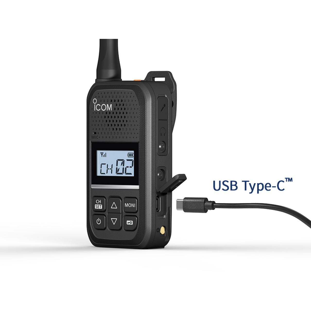 Portatif sans licence norme PMR446 IC-U20SR. Photo 3/4 USB