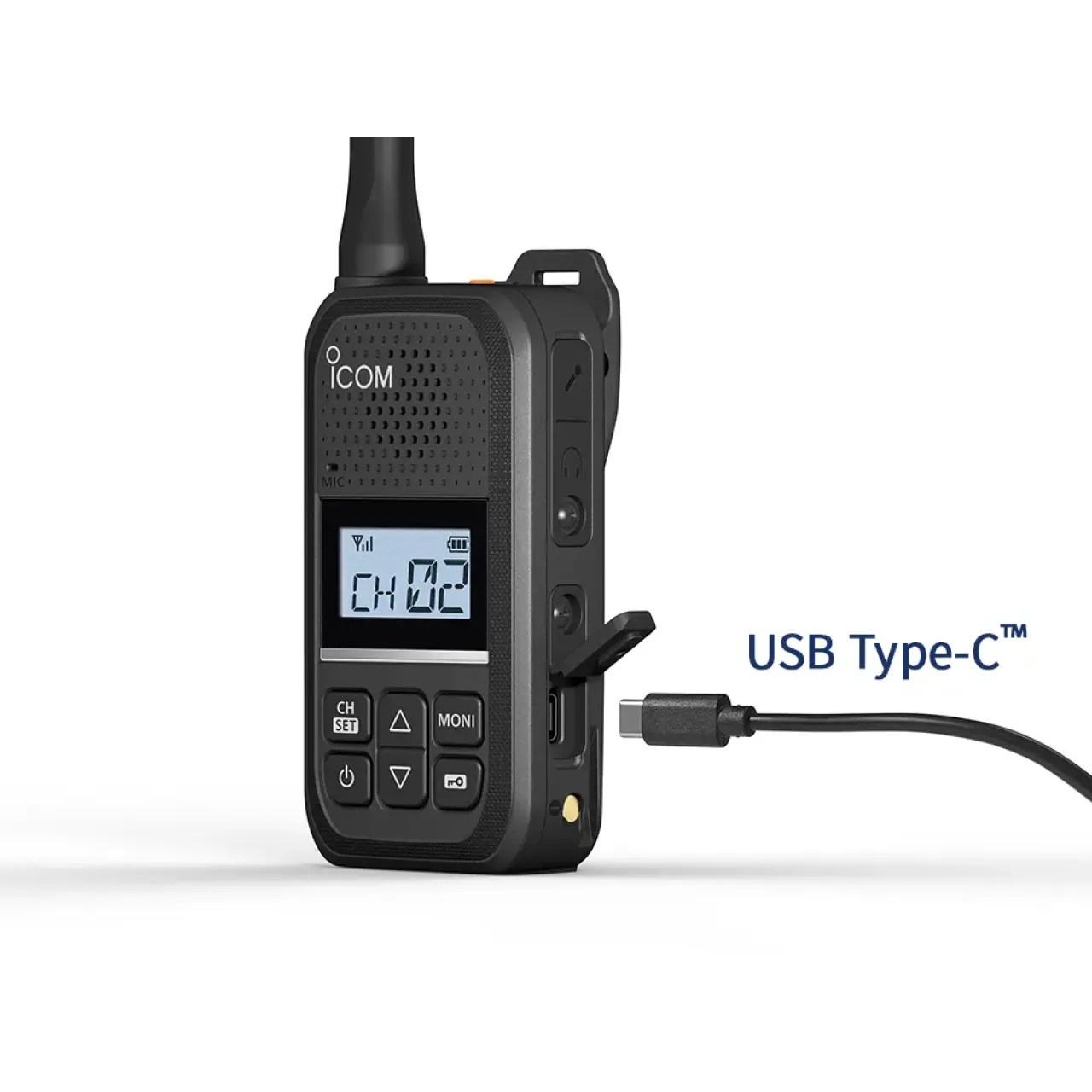 Portatif sans licence norme PMR446 IC-U20SR. Photo 3/4 USB