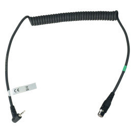 Cordon torsadé jack 2,5mm pour connexion casque antibruit Flex et téléphone mobile / sans fil DECT