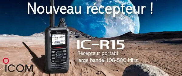 Illustration Récepteur IC-R15