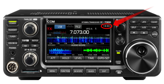 heure-7300-  ICOM