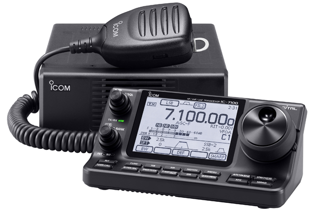 mobile radioamateur ICOM IC-7100E Focus ID-5100E et IC-7100 ICOM