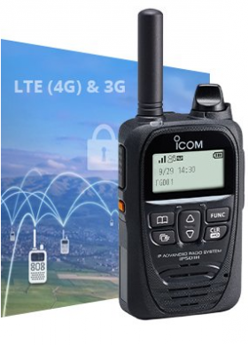 Radio lte fond bleu LTE ICOM