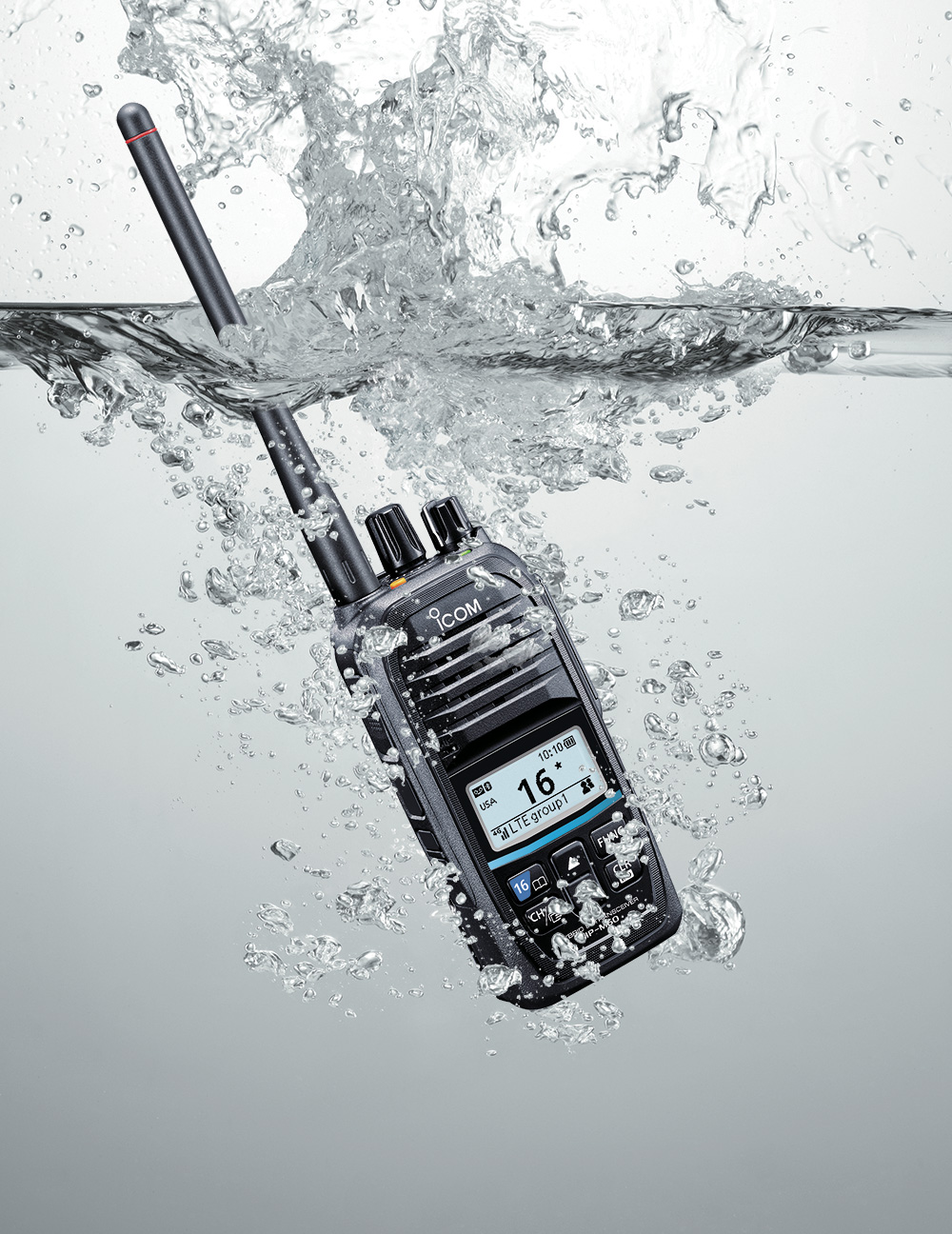 ipm60-etanche Hybride LTE & VHF Marine ICOM