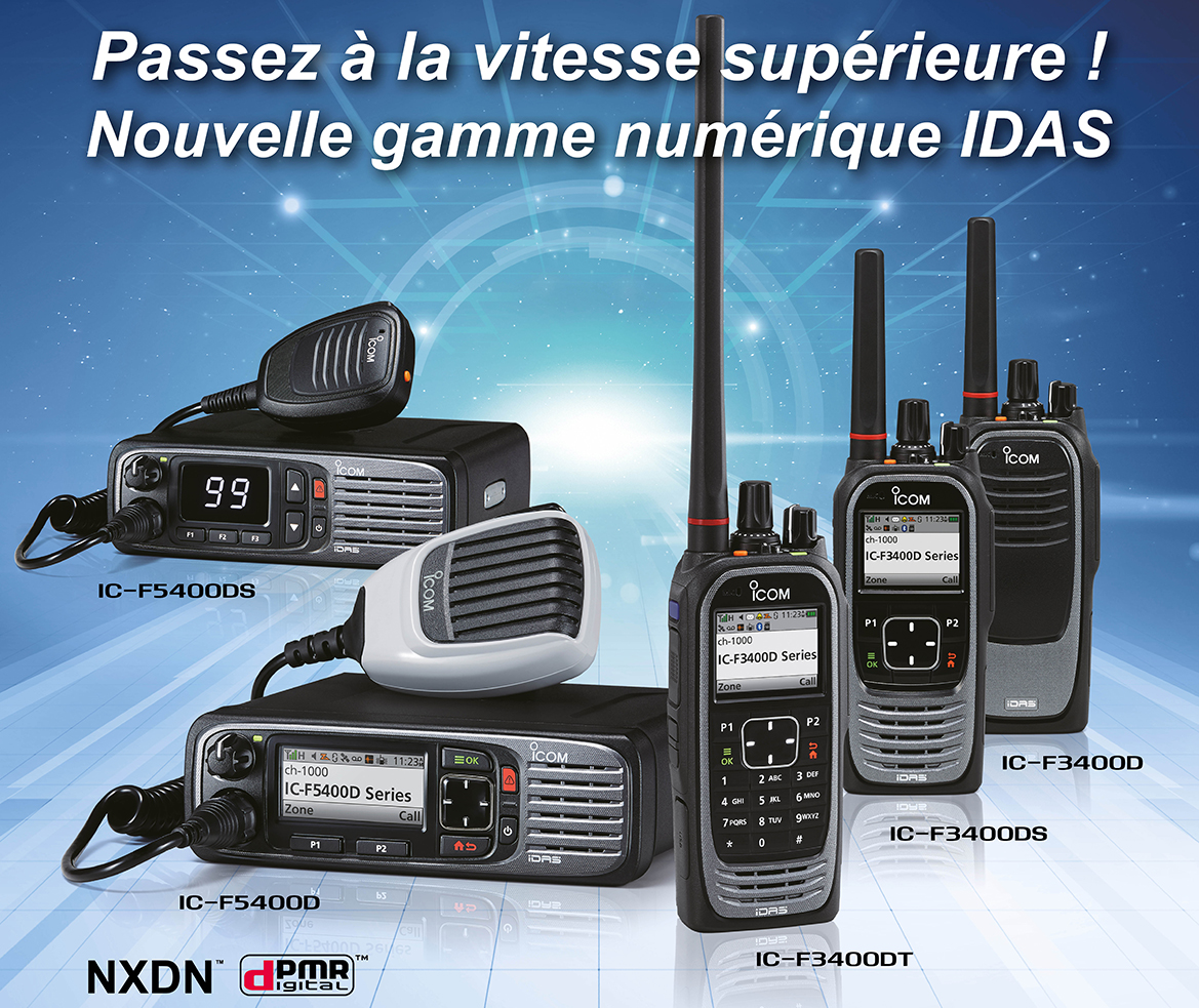 GAMME IDAS PMR IC-3400 IC-5400 Focus PMR ICOM