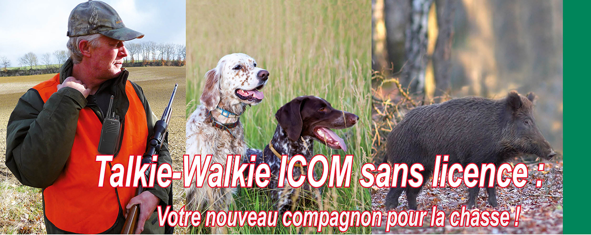 talkie-walkie-chasse Talkies-walkies chasse ICOM